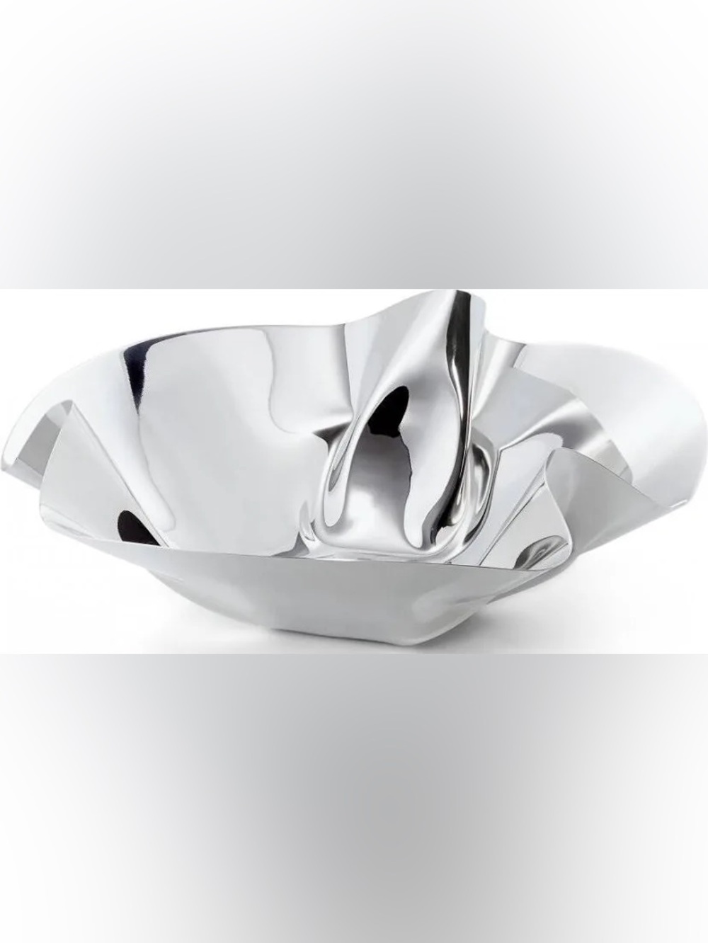 Philippi Margarethe Bowl silver/accent/modern/contemporary Fruit/candy/accent
